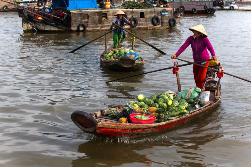 Cai Rang marche flottant