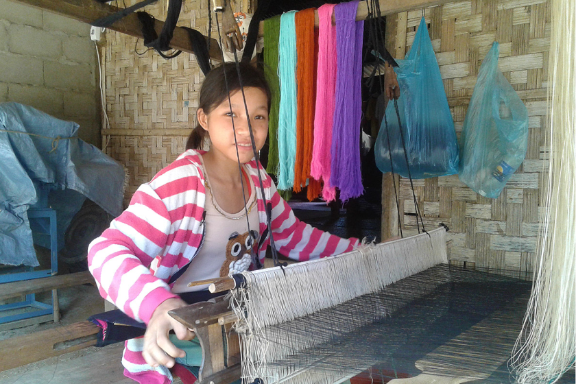 Village tissage d'OCK POP TOK, Luang Prabang, Laos