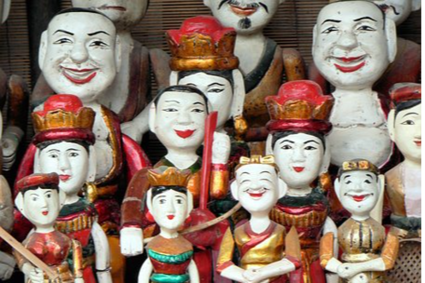 Marionette sur l'eau